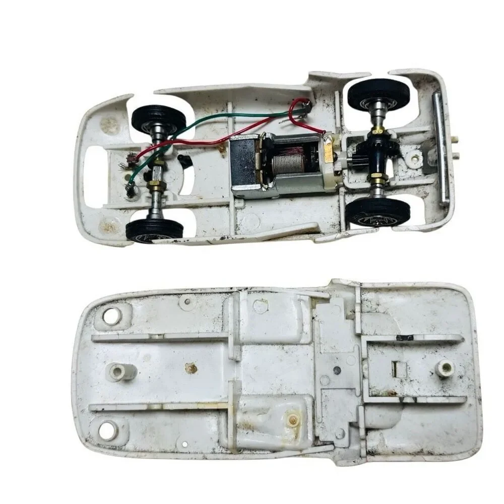 Tekno Monza FORD GT 1/43 Vintage plastic Slot car